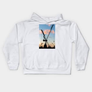 Cranes Over St Paul's Cathedral, London Kids Hoodie